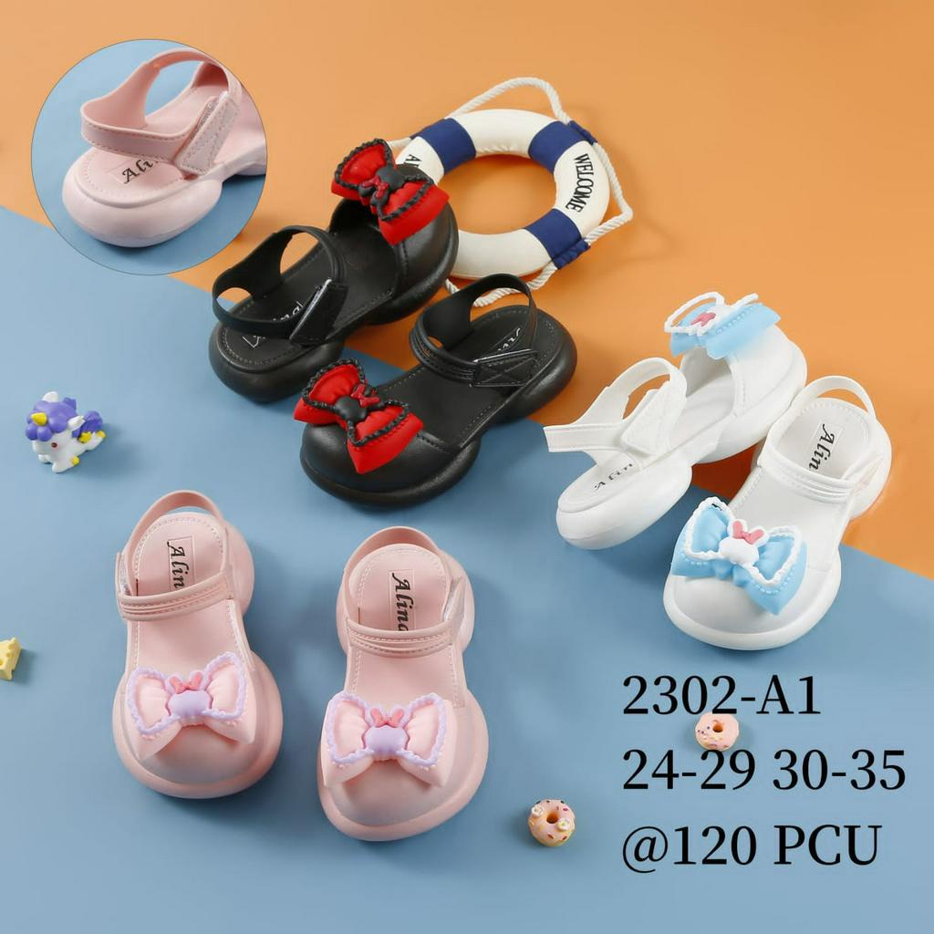 Sandal Bapau Anak Tape Tali Belakang Import Winola Collection WNL 2302-A1