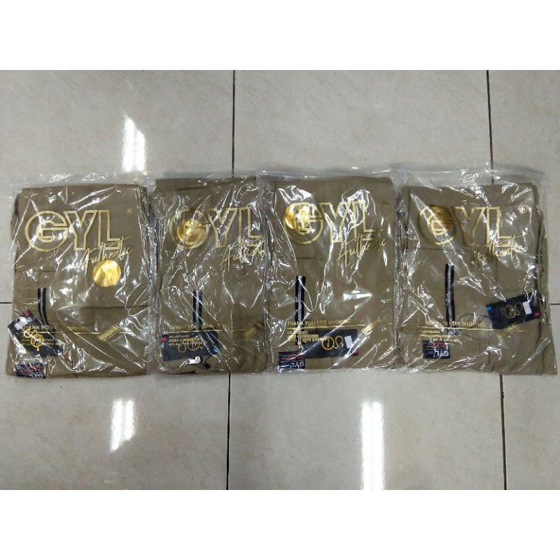 NEW CELANA CARGO GYL STRIPE MOCCA