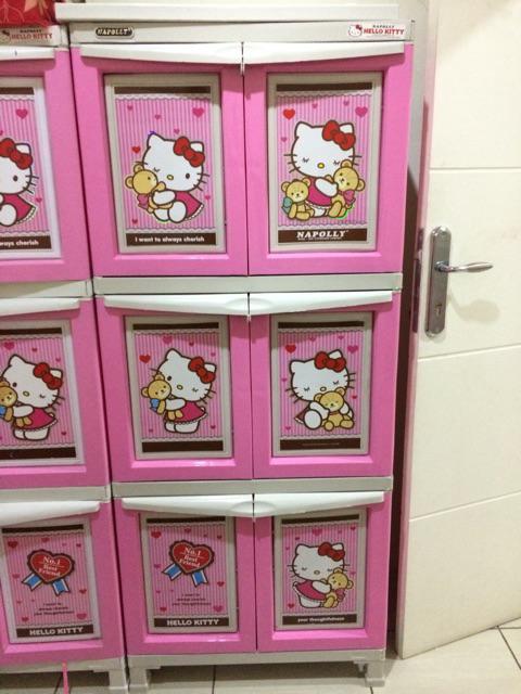  LEMARI  PLASTIK NAPOLLY  BCBC 163 HKBF HELLO  KITTY  Shopee 