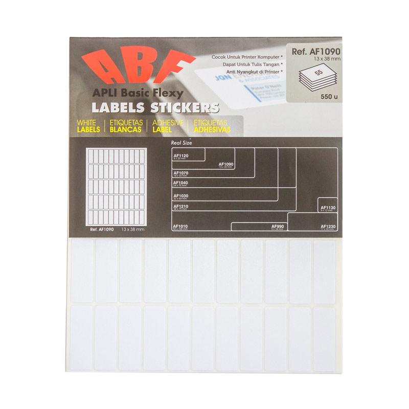 

APLI Stiker Label Nama Basic Flexy 10 Sheets Ukuran 13x38mm (550 units) #AF1090