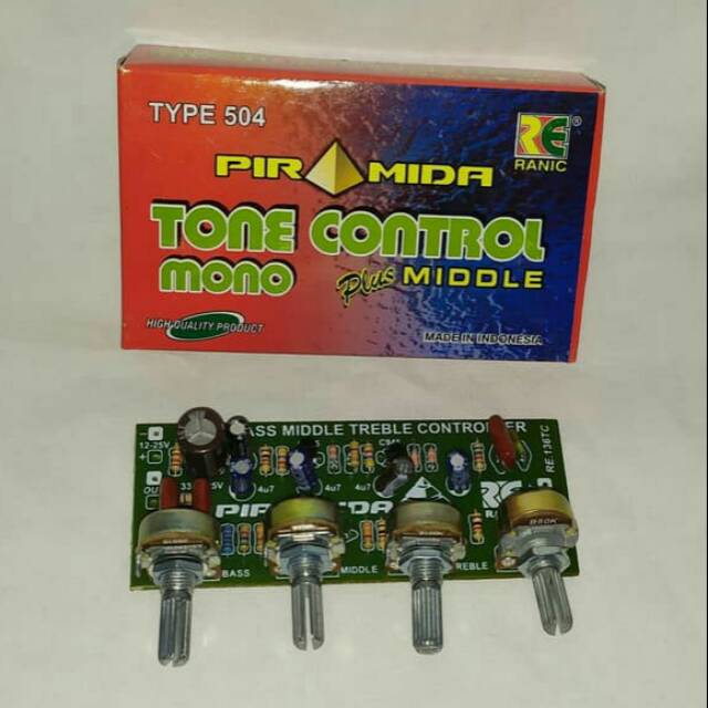 Kit tone control mono plus middle