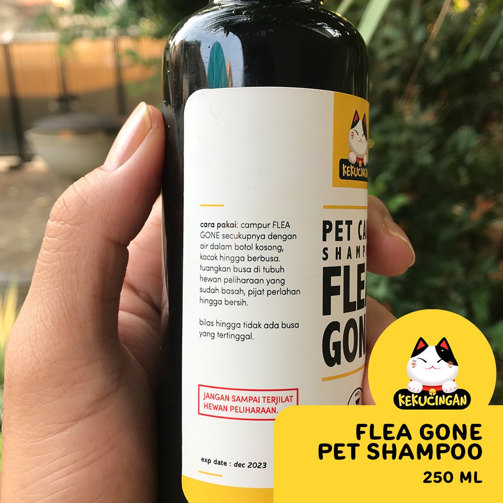 Flea Gone Shampoo Anti Kutu Jamur Penyakit Kulit Kucing Anjing Kitten