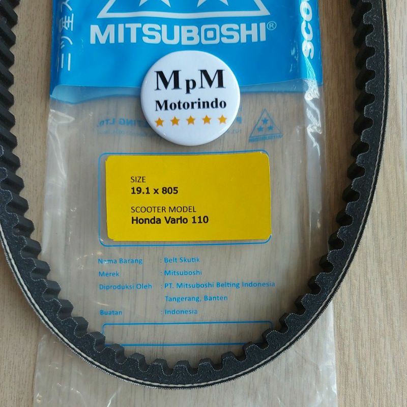 V-Belt Only Vanbelt Vario Cw Cbs Techno110 Carbu Mitsuboshi Vbelt Fbelt Fanbelt