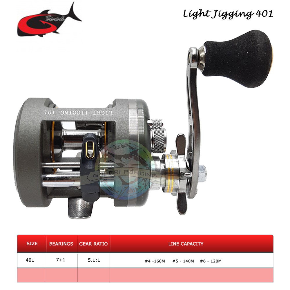 Reel OH G-Tech Light Jigging 401