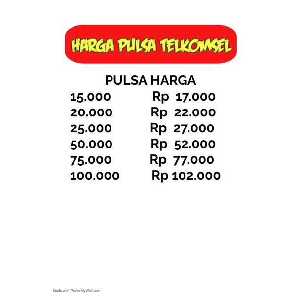 PULSA TRANSFER TELKOMSEL (10rb - 200rb) TERPERCAYA