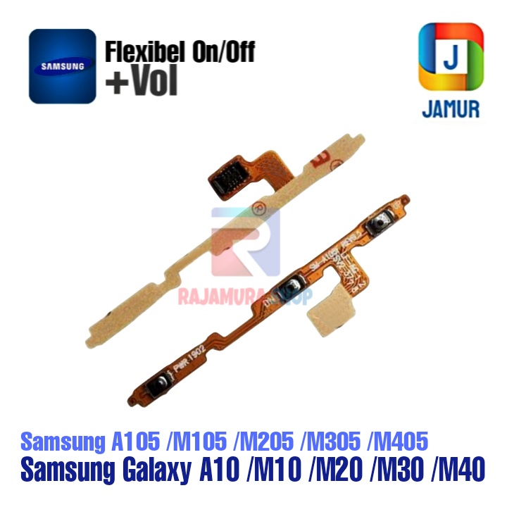 FLEXIBEL ON OFF VOL SAMSUNG GALAXY A10 M10 M20 M30 M40 FLEXIBEL ON OFF SAMSUNG A105 M105 M205 M305 M