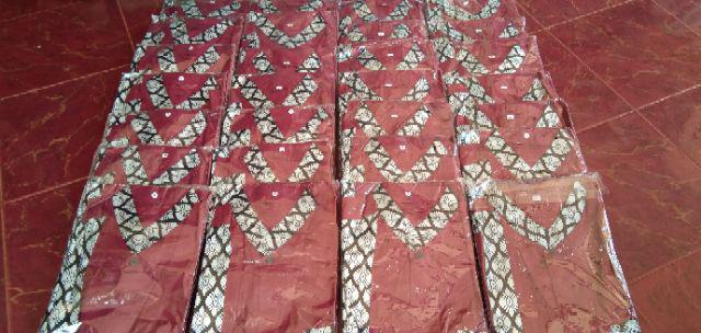 Baju Koko Pria Muslim Emas Lengan Panjang Busana Muslim Seragam Big Ramadhan Sale 5.5