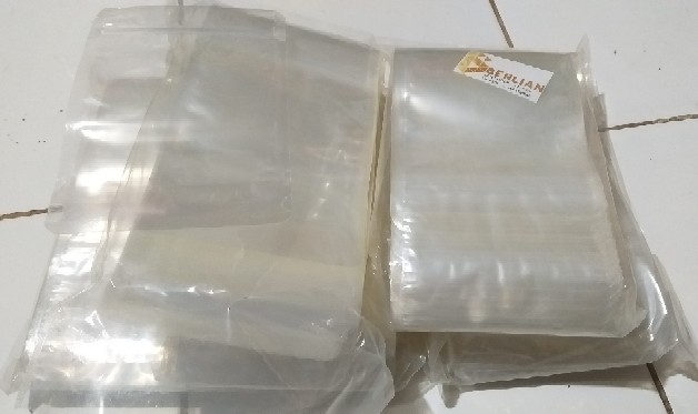 Standing Pouch Transparan Pet Klip Zipper 250 G 13x20 Promo Isi 100