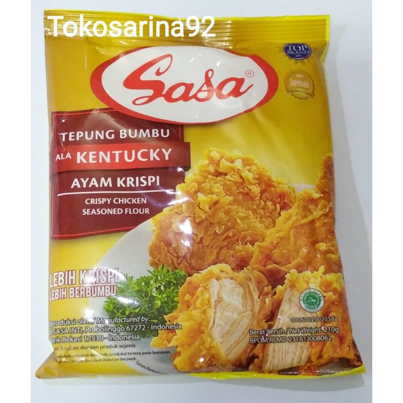 

Tepung ayam goreng Kentucky Sasa 250 gram
