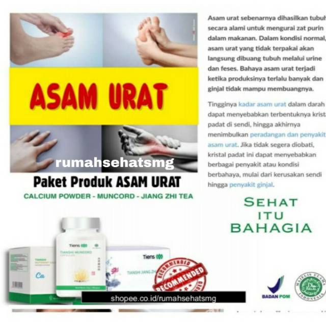 PAKET CEGAH ASAM URAT HERBAL TIENS | TIANSHI |ORIGINAL TIENS AMPUH ATASI ASAM URAT |HERBAL ASAM URAT