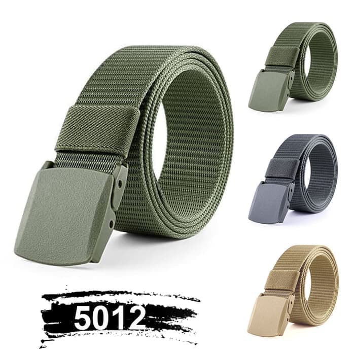 Ikat Pinggang Taktis 5012/ Sabuk Gesper Tactical Belt Import - Cokelat