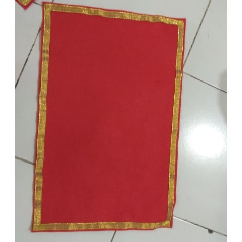 place mat pesta natal imlek alas makan tatakan piring Chrismas