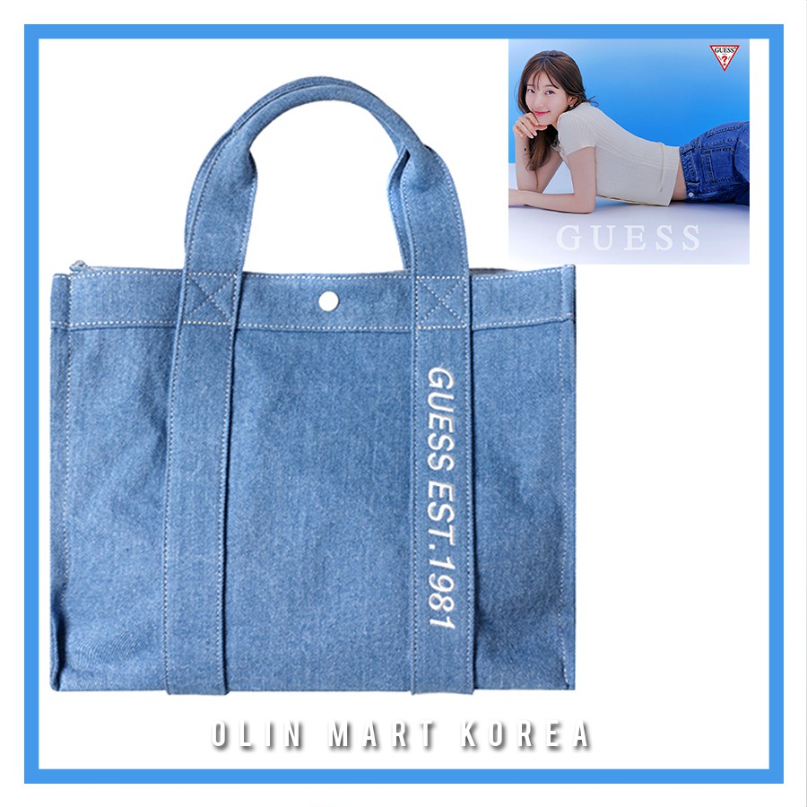Guess Big Square Tote Bag (Free Gift)