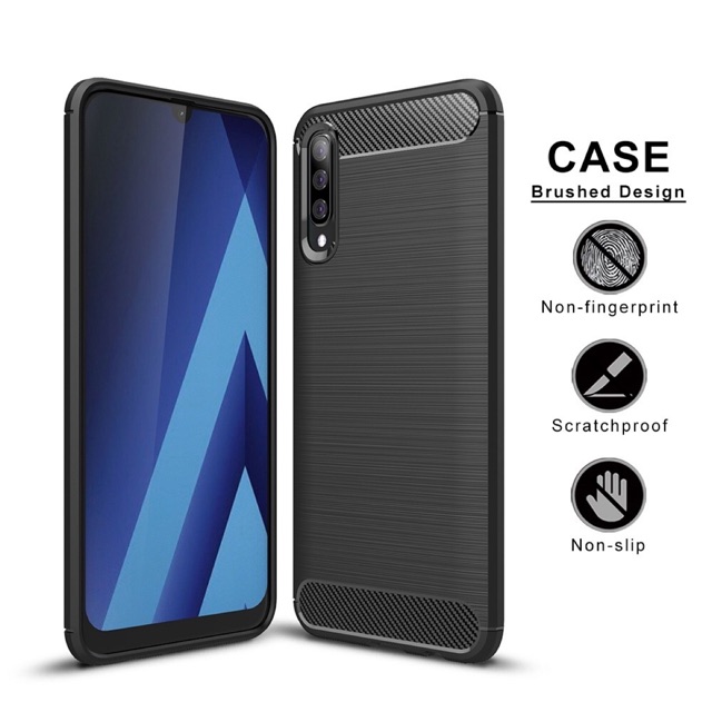 Samsung M21 Soft Case Carbon Fiber Premium