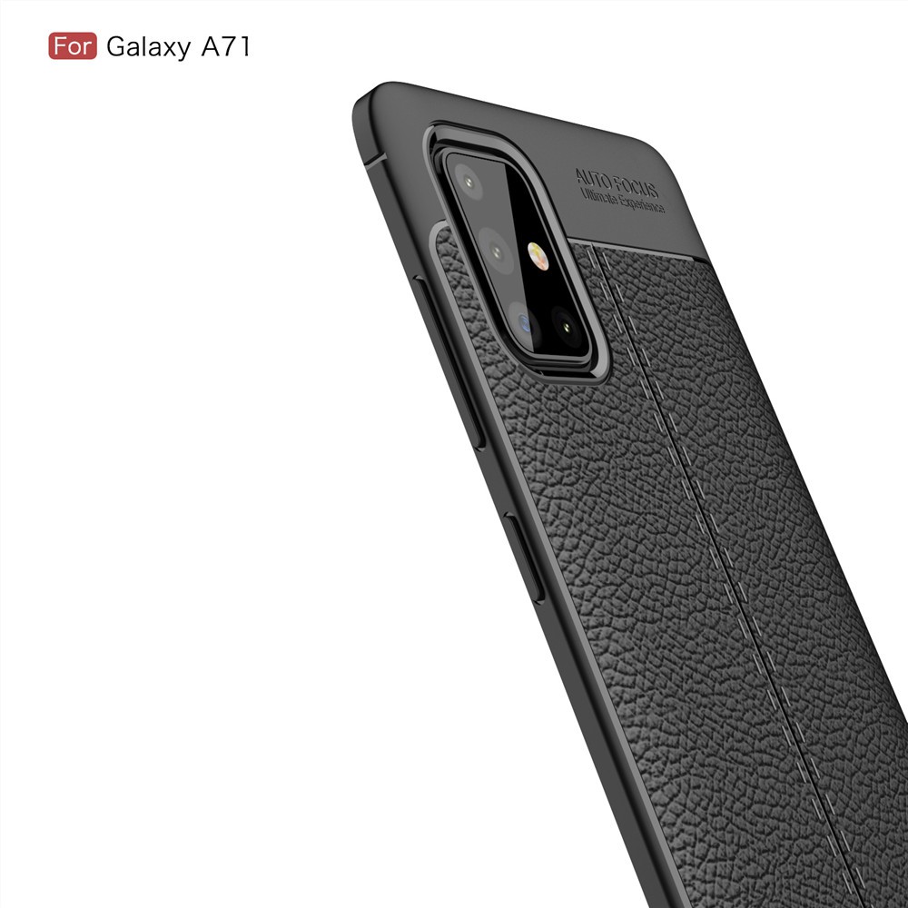 Autofocus Samsung A01 A31 A51 A71 Case Softcase Jelly Case hitam Black Silikon Lembut Lentur