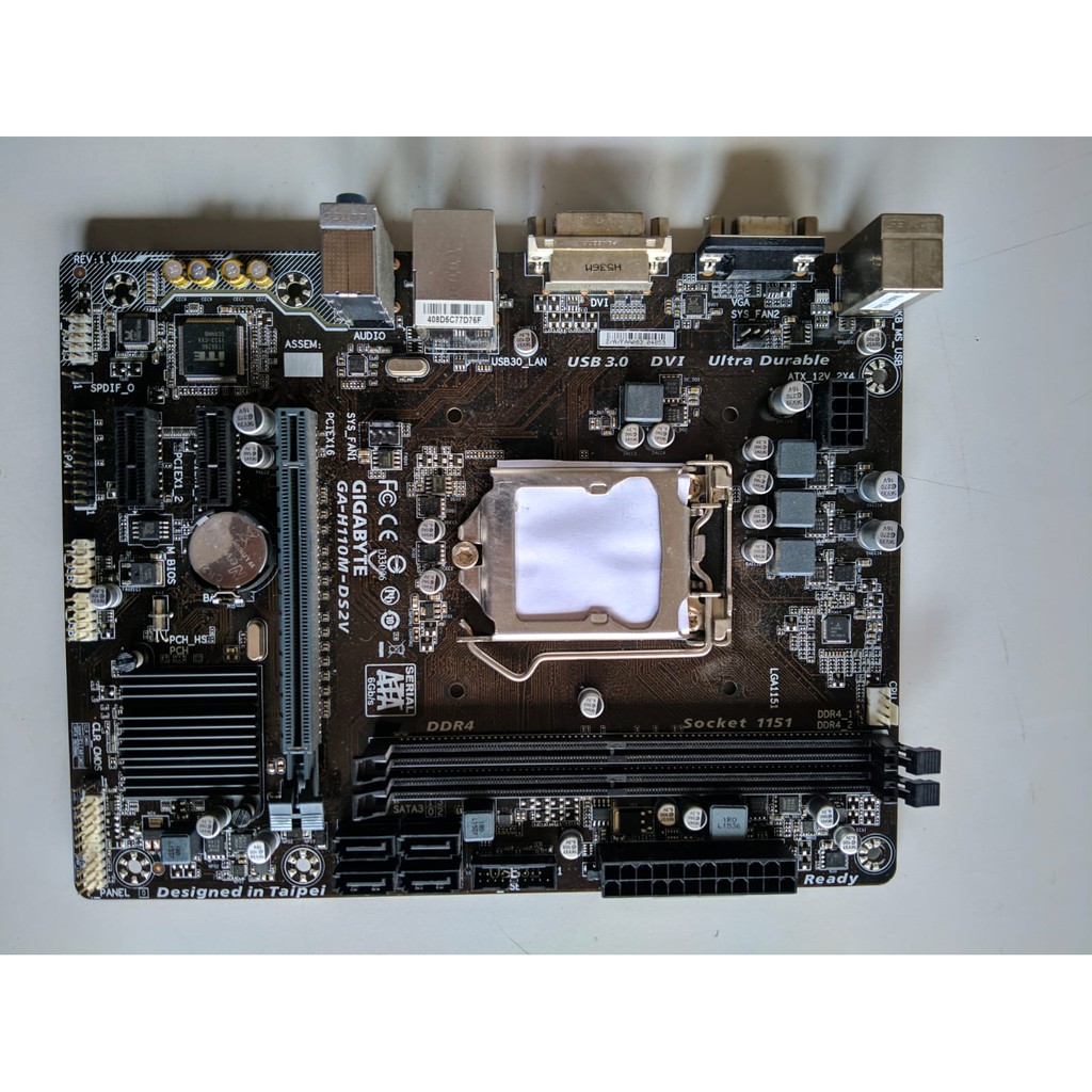 Mainboard Motherboard Intel Lga 1151 H110 DDR4 Gigabyte