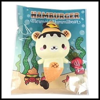 Yummiibear Burger Mermaid Squishy