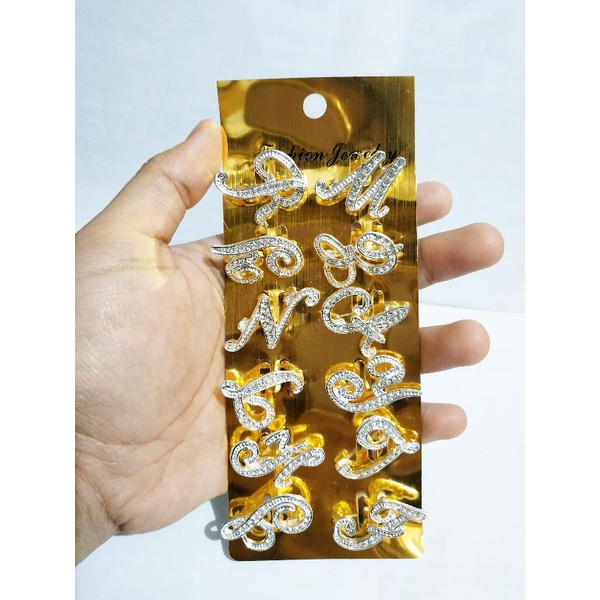 RB25 Bros Huruf Alfabet Elok Silver