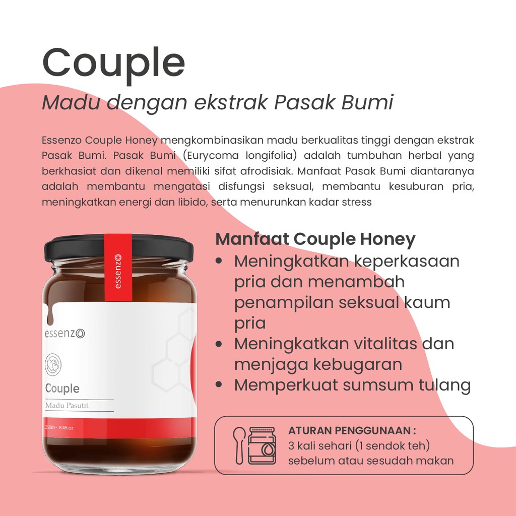 

Essenzo Couple Madu Pasutri 250gram