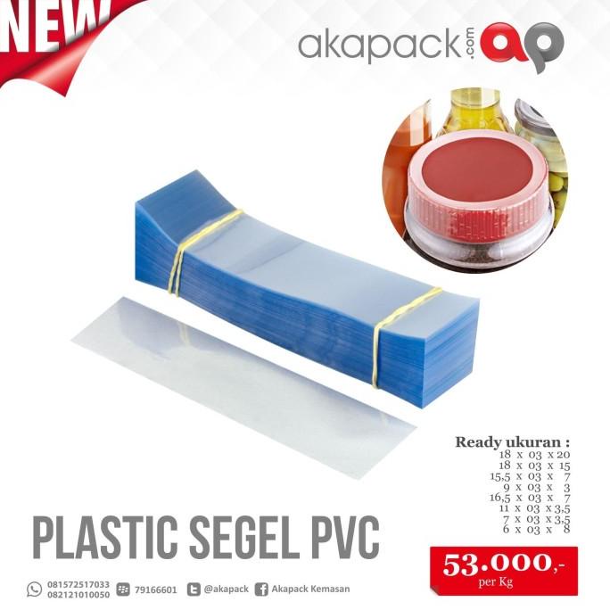 

{{{{}}] Plastik Segel PVC Botol dan toples kiloan minimal 1kg