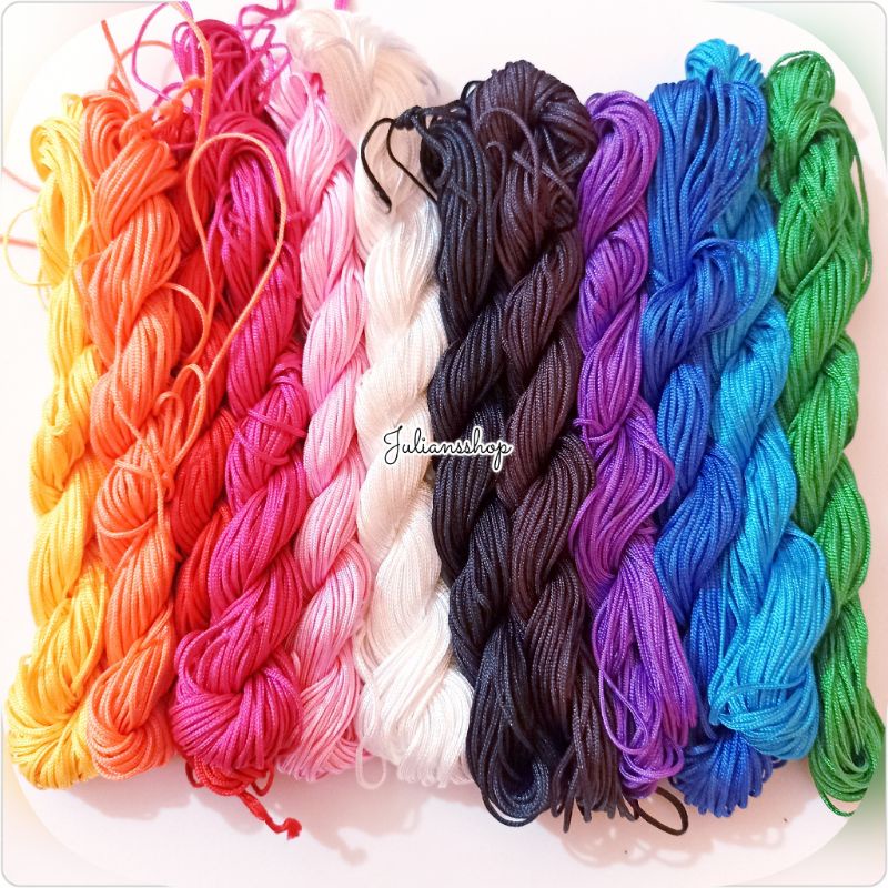 [1 ROL] Tali Giok Cina 1mm Tali Macrame Kur Shambala