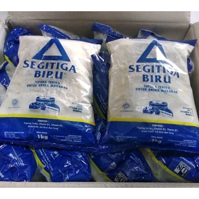 

Tepung segitiga biru kemasan 1Kg