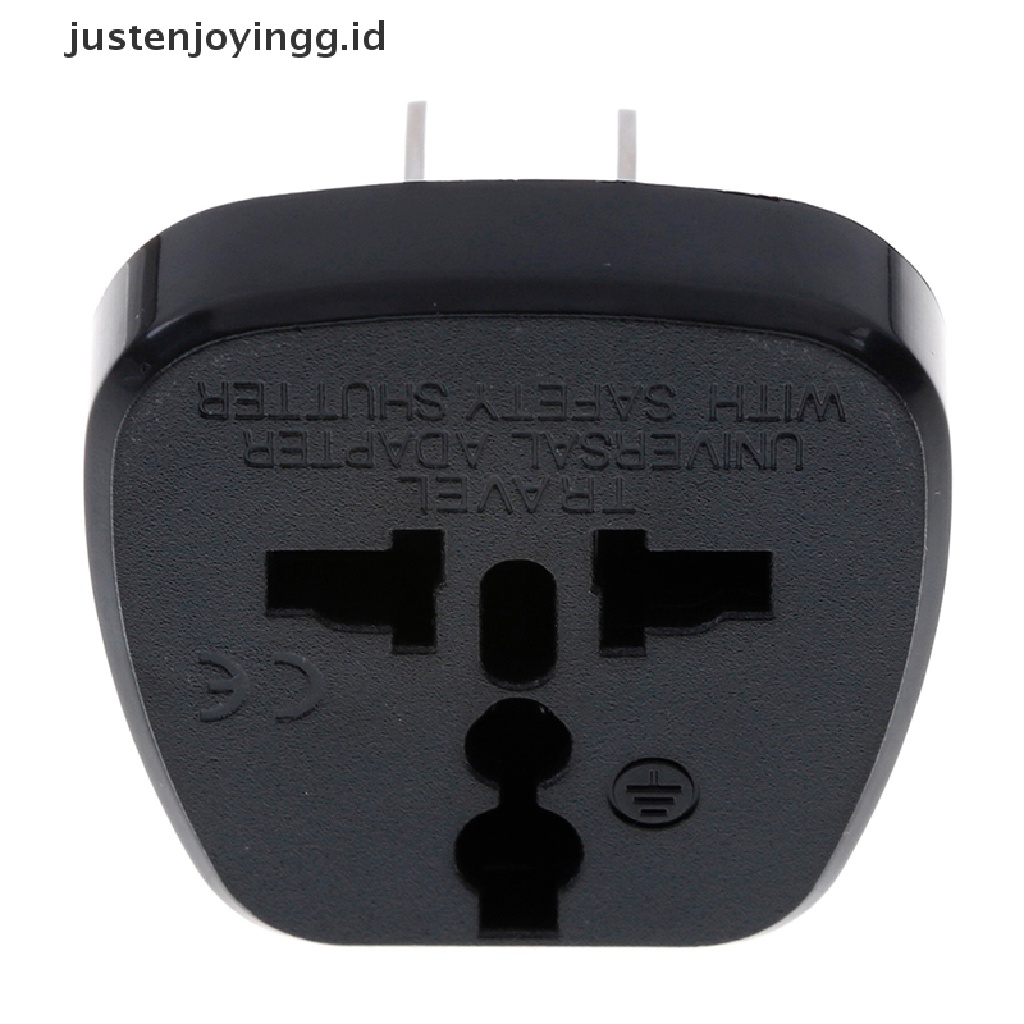 // justenjoyingg.id // Universal EU UK AU to US USA Canada AC travel power plug adapter converter ~