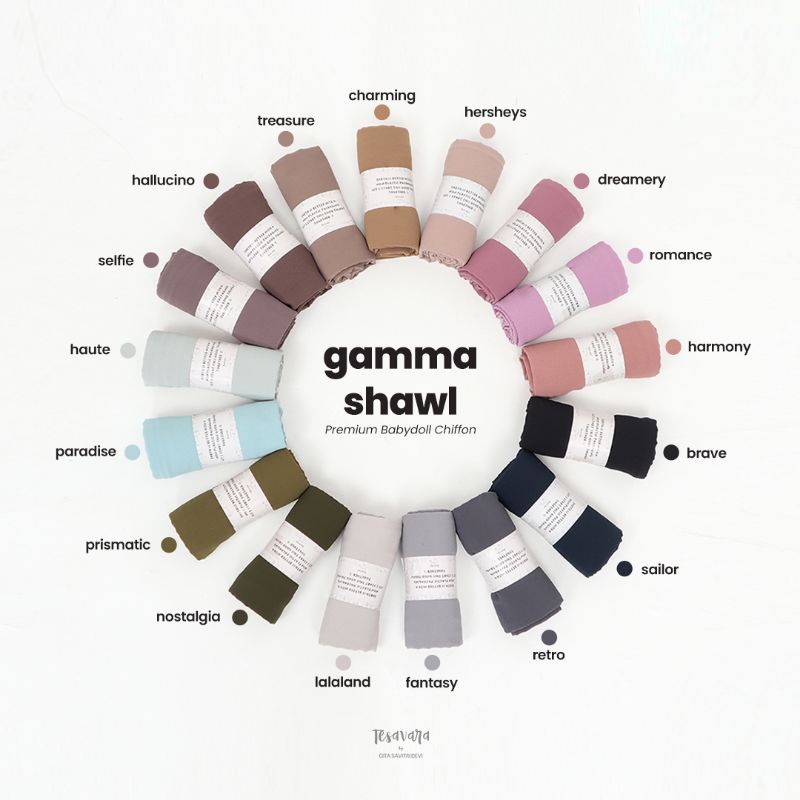 Tesavara | Gamma Shawl | Pashmina Malaysia