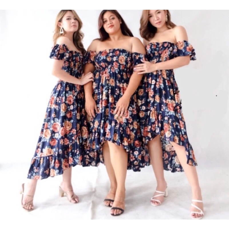 Dress Sabrina Kerut/Dress kerut pendek/dress kerut bali/dress bali