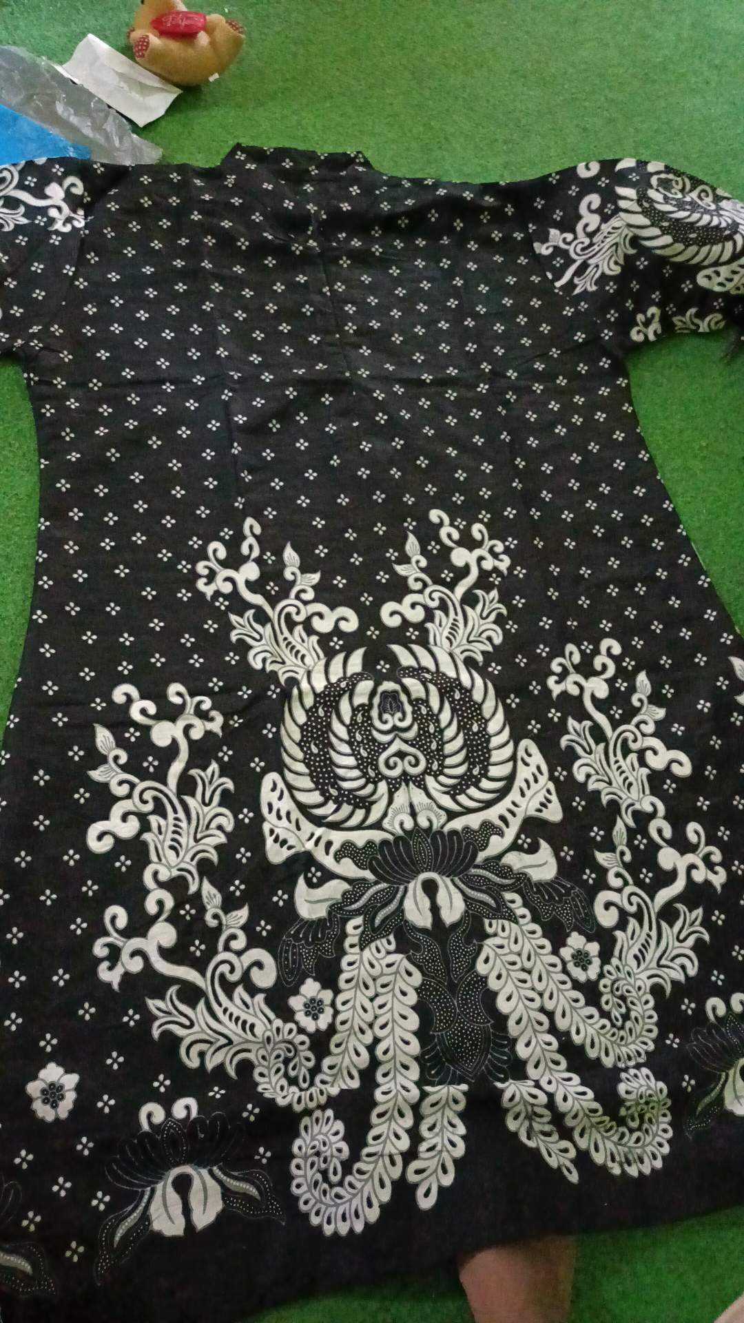 (seragam Keluarga) Maura Couple - Sania Ruffle Batik Couple Ori Ndoro Jowi - Gurita Putih