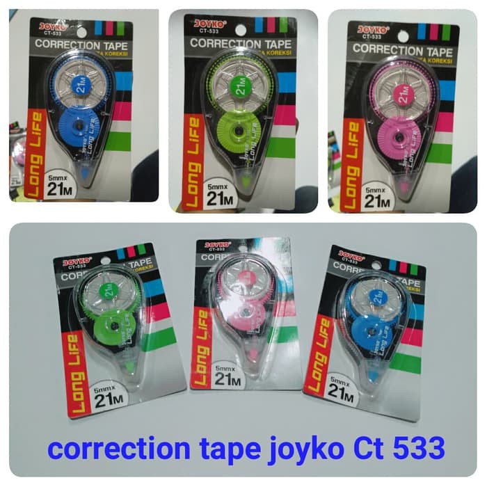 

Correction Tape - Tipex Kenko - Refill Tipex Tombow Correction Tape Joyko Ct 533 St015 Produk