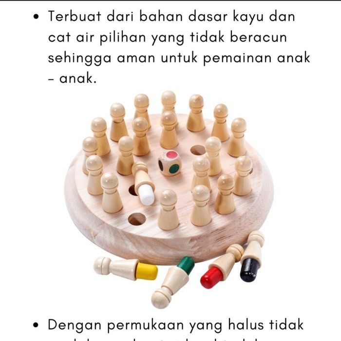 brain colour memory halma kids education mainan konsentrasi anak