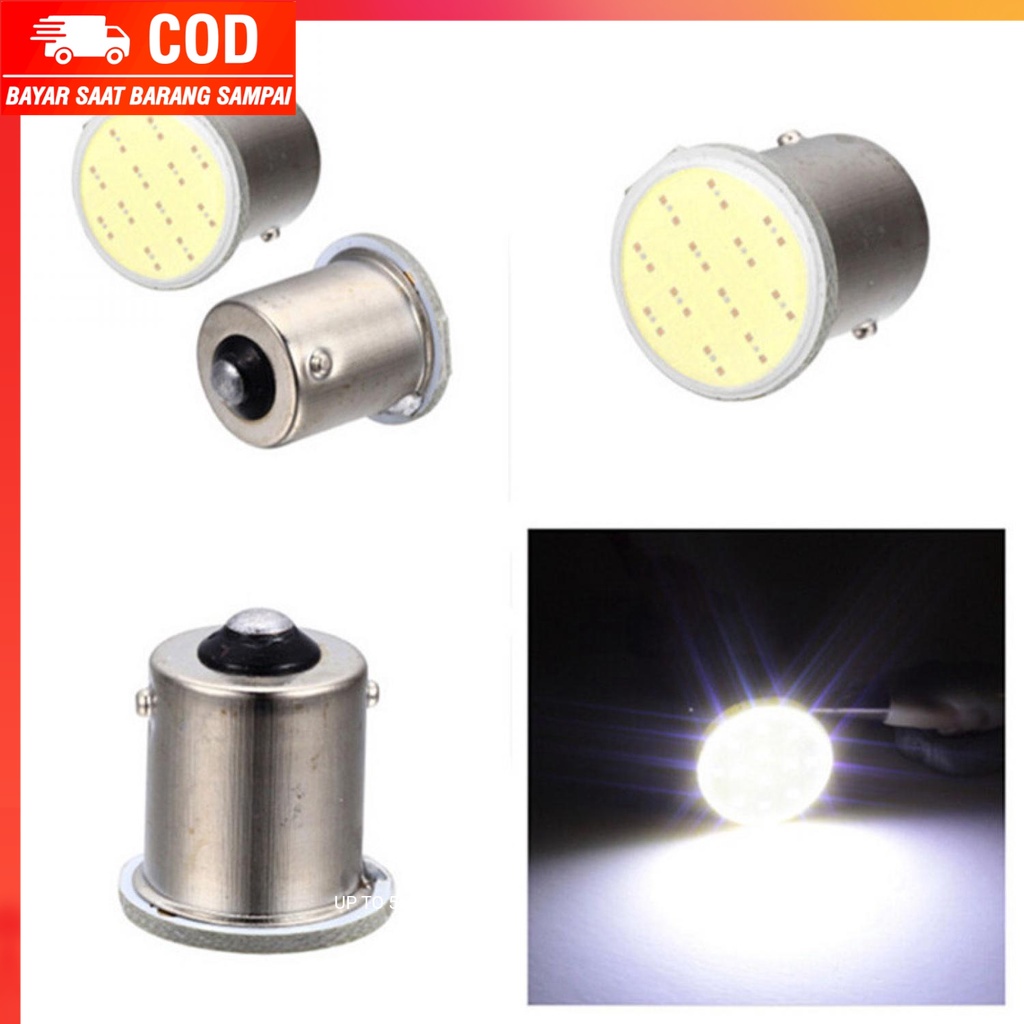 (100% BARANG ORI) Lampu Rem Mobil LED 1156 BA15S P21W 2PCS