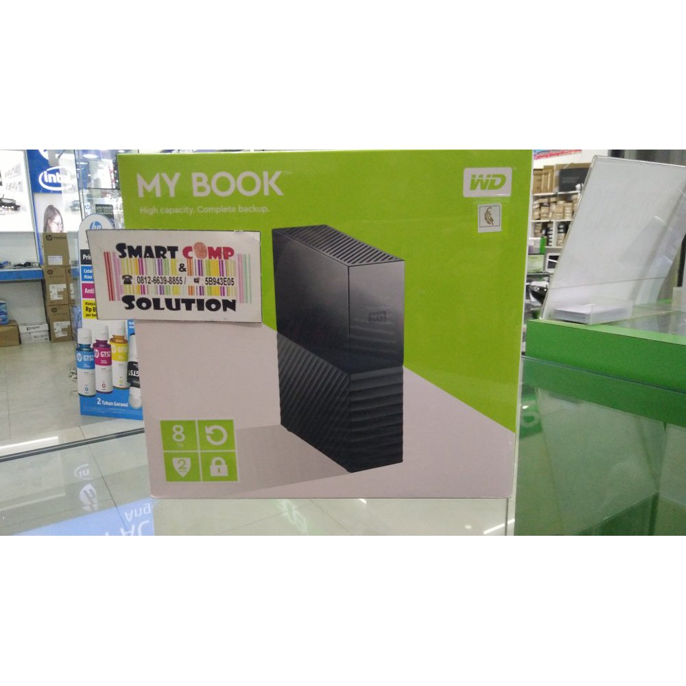 Harddisk (HDD) External WD My Book New 8TB 3,5" Termurah