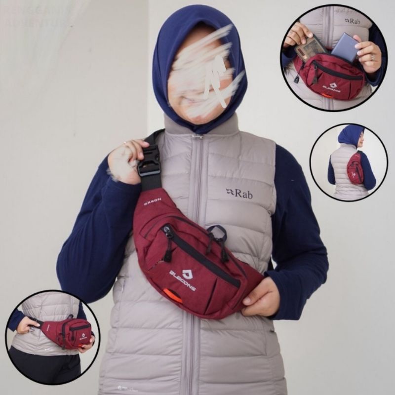 TAS PINGGANG DAN SELEMPANG BLECONS  OXSON / TAS WAUSTBAG BLECONS OXSON ORIGINAL
