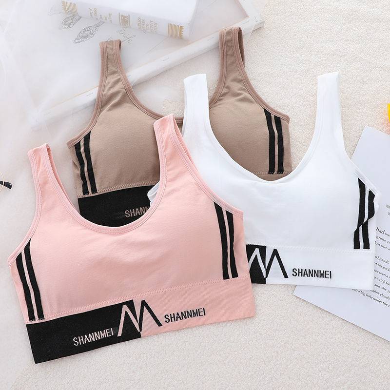 (COD) Bra Sport Wanita Tanpa Kawat Seamless Bralette Pakaian dalam Wanita MALL SHOPPING