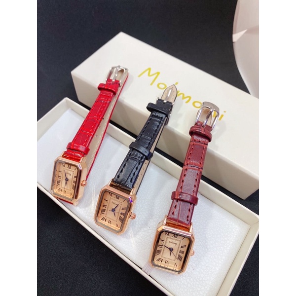 GoGoey Jam Tangan Gaya Korea Strap Pu Leater Analog Quartz Fashion RJ899