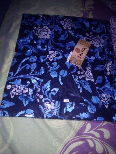 Batik Couple Gamis Brukat Barack 2495 Kemeja