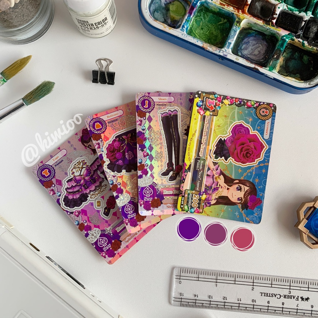 Aikatsu Rose Bonbon Coord Premium Set - Ran Shibuki