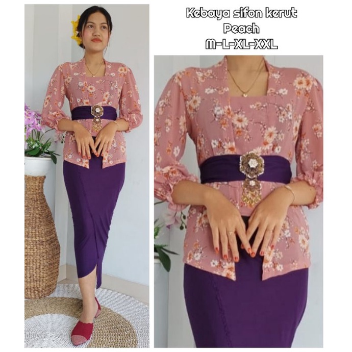 KEBAYA BALI SIFON KERUT