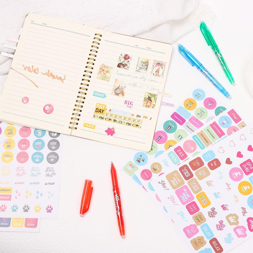 PINEAPPLE Pineapple 6 /12sheets Planner Stiker Jurnal Sticky Notes Memo Note Daily Plan To Do List