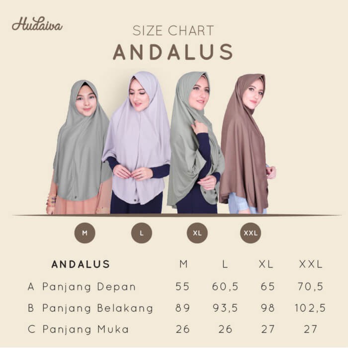 Jilbab Hudaiva Andalus HDVA - HA017 Green