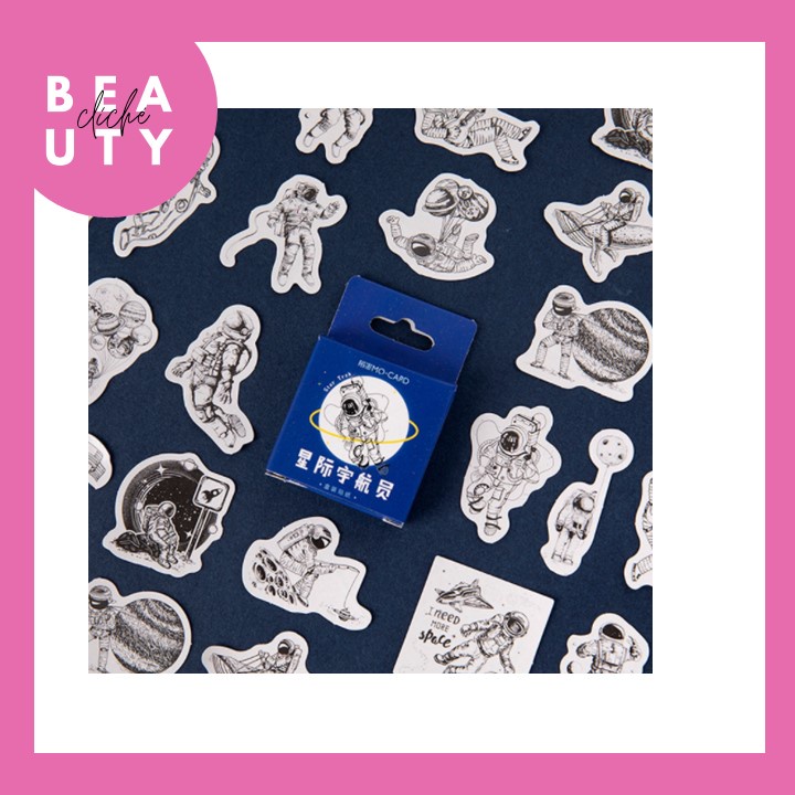 

Stiker HYPE Paper Kertas Deco Sticker Eceran astronot