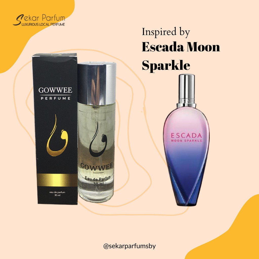 Parfum Wanita Tahan Lama Parfum Escada Moon Sparkle Inspired Gowwee Parfum Best Seller Spray Shopee Indonesia