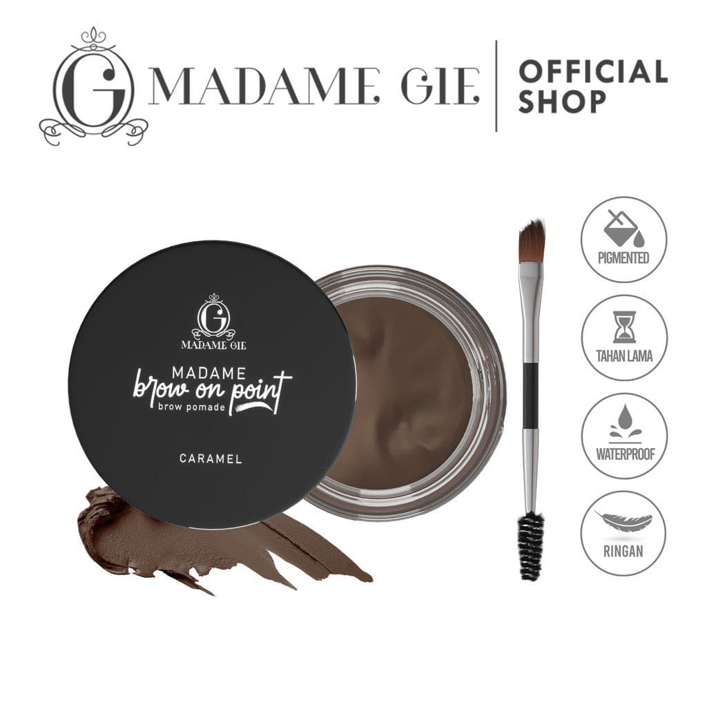 LF - Madame Gie Madame Brow On Point – Make Up Eyebrow Pomade Cream Pensil Alis Waterproof