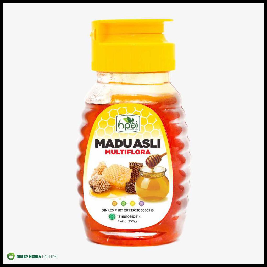 

Original Hni-Hpai | Madu Asli Multiflora | Dari Lebah Unggul "Apis Malifera" Asli