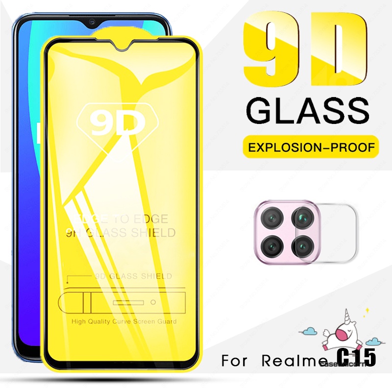 Pelindung Lensa Kamera 2 in 1 Untuk Realme C25Y C21Y C25 C25S C12 C17 C3 C11 C15 C1 C2 C20 C20A C11 C21 721i 6i 721
