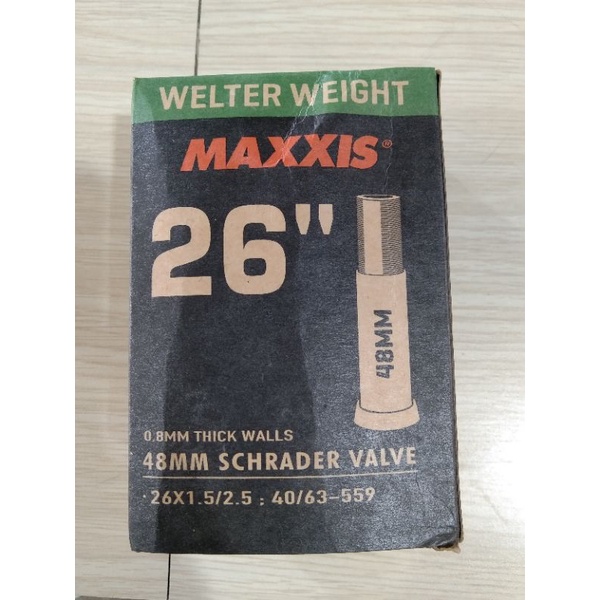 Ban Dalam Sepeda 26*1.50 / 2.50 Maxxis SCHADER (48mm)