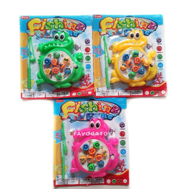 MAINAN ANAK PANCING IKAN  MAINAN PANCINGAN MOTIF BUAYA