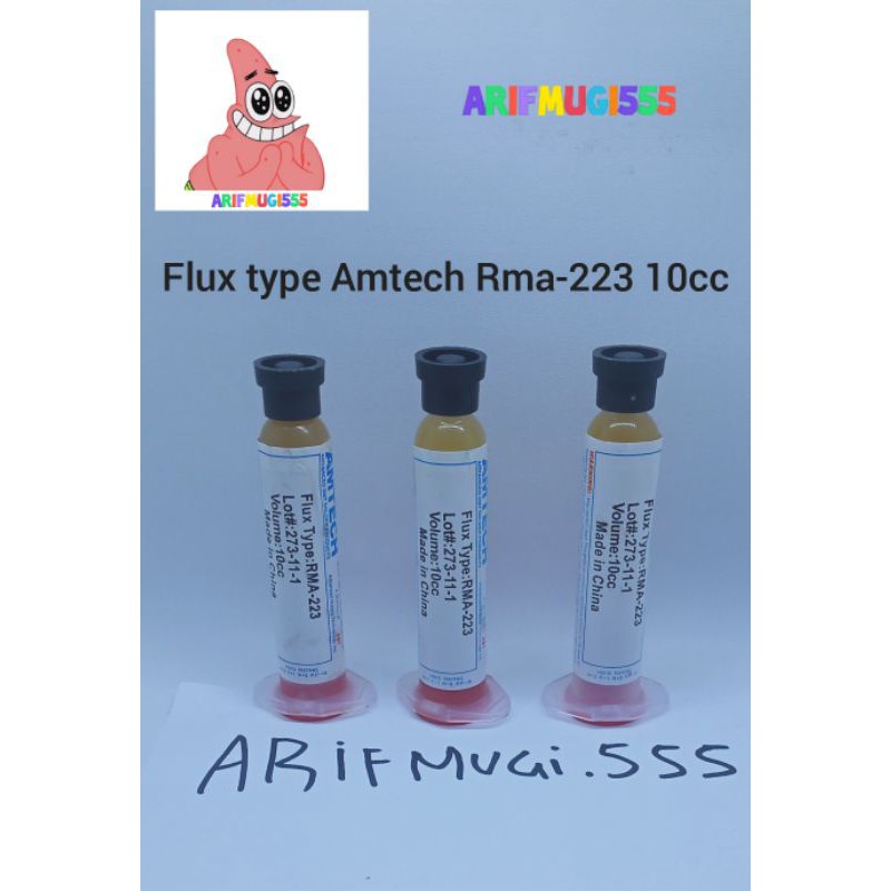 Flux type Amtech Rma-223 Suntik Minyak Pasta Siongka Songka 10cc